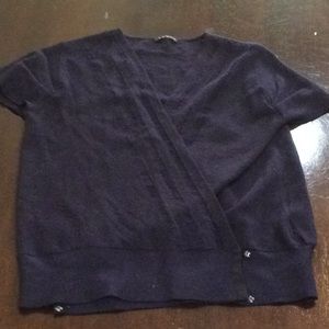 NAVY Short sleeve sweater